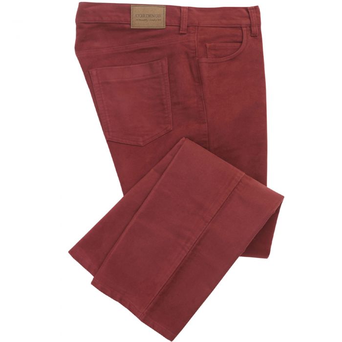 Red Garnet Moleskin Jeans 
