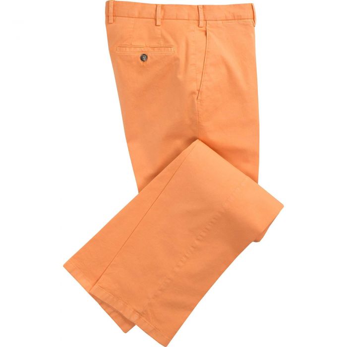 Peach Summer Gabardine Trousers