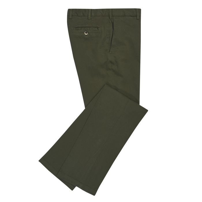 Forest Green Cattrick Heavy Drill Trouser