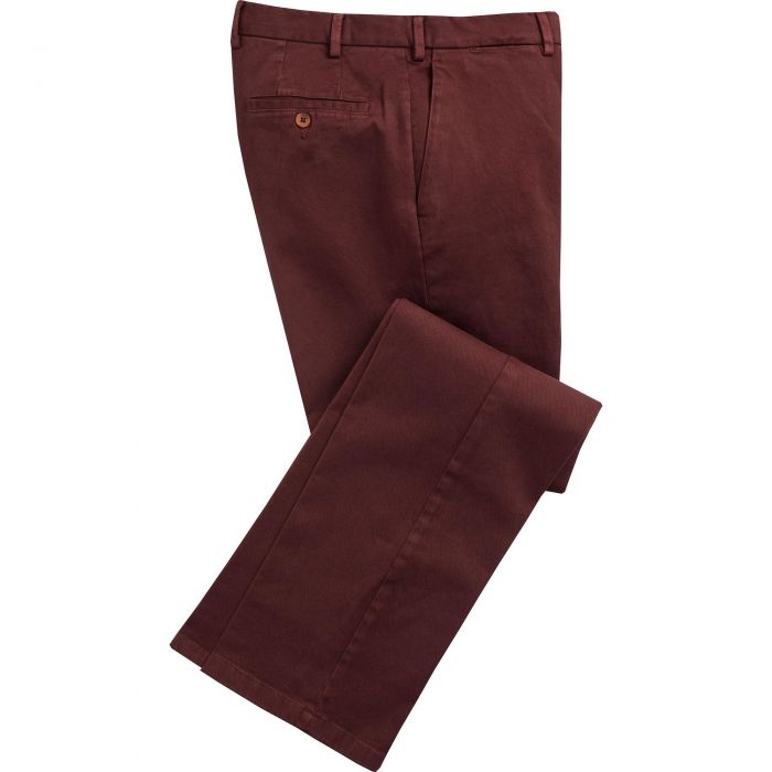 Berry Red Cattrick Heavy Drill Trouser