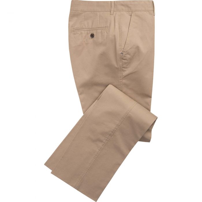 Stone Washed Twill Trousers