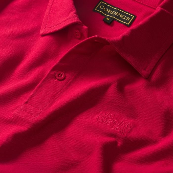 Red Woodbridge Pique Polo