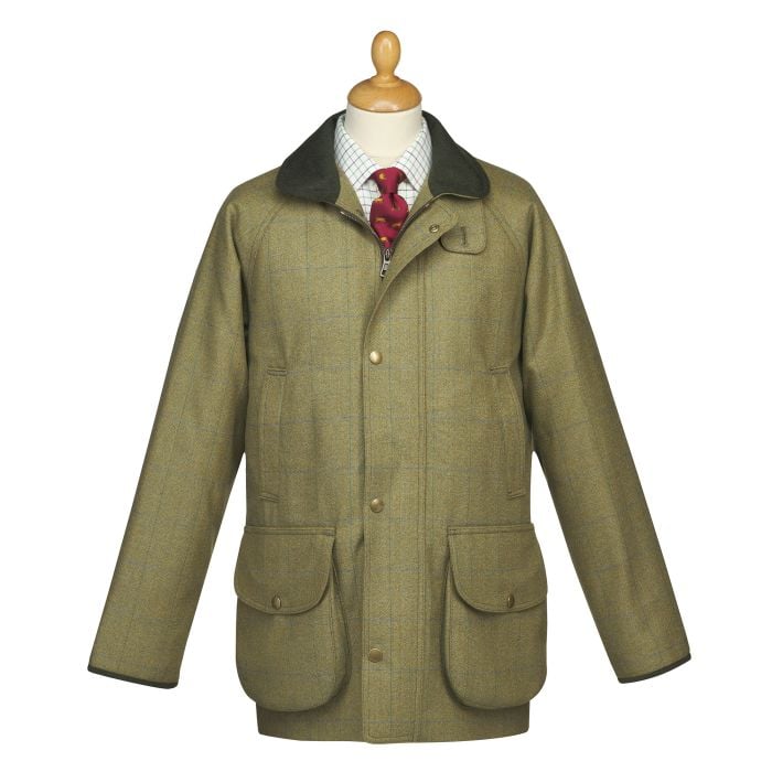 House Check Tweed Field Coat