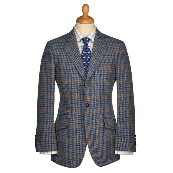 Blue Barra Harris Tweed Jacket