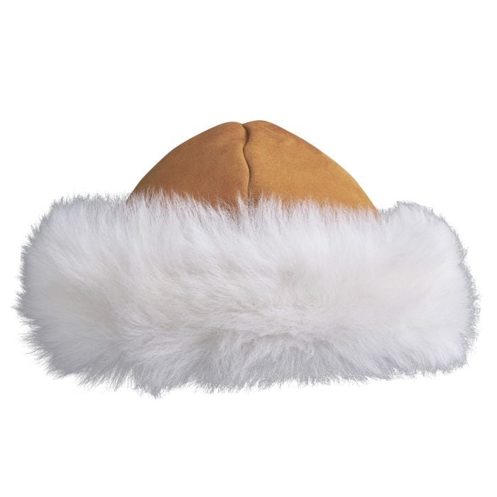 Tan Toscana Shearling Beanie