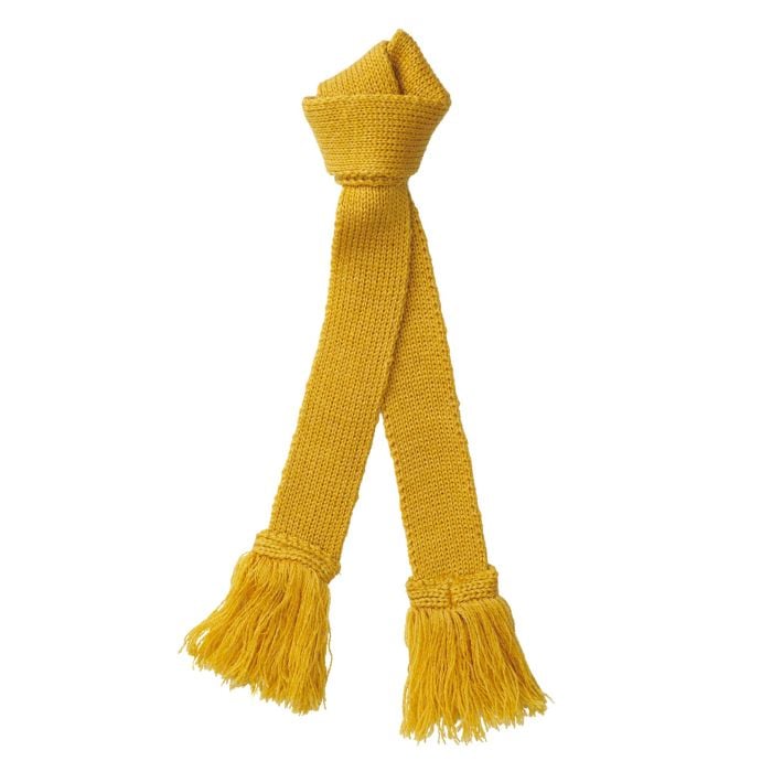 Ladies Yellow Merino Garter Tie