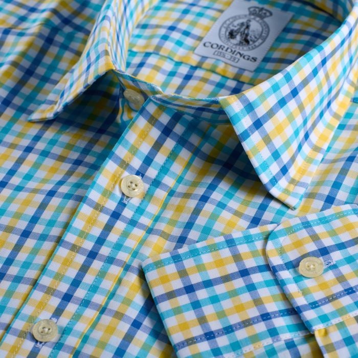 Yellow & Blue Kelling Gingham Shirt