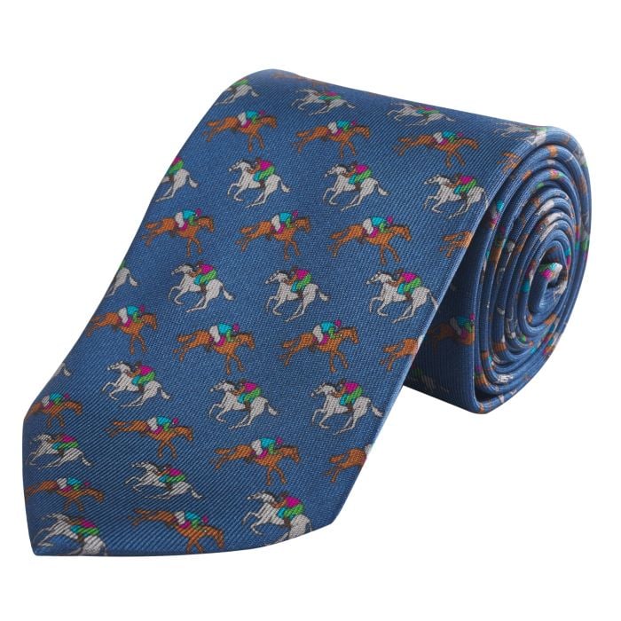 Blue Champion Horse Tie