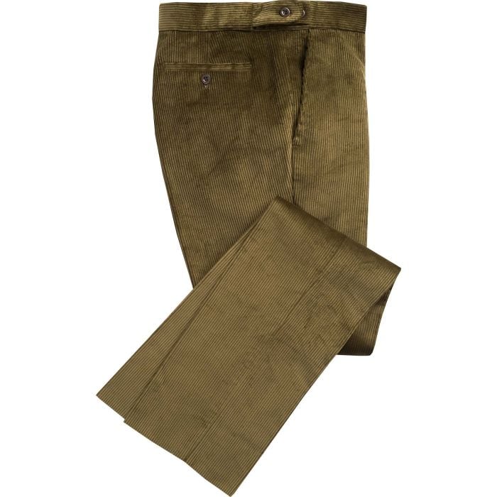 Moss Green Corduroy Trousers