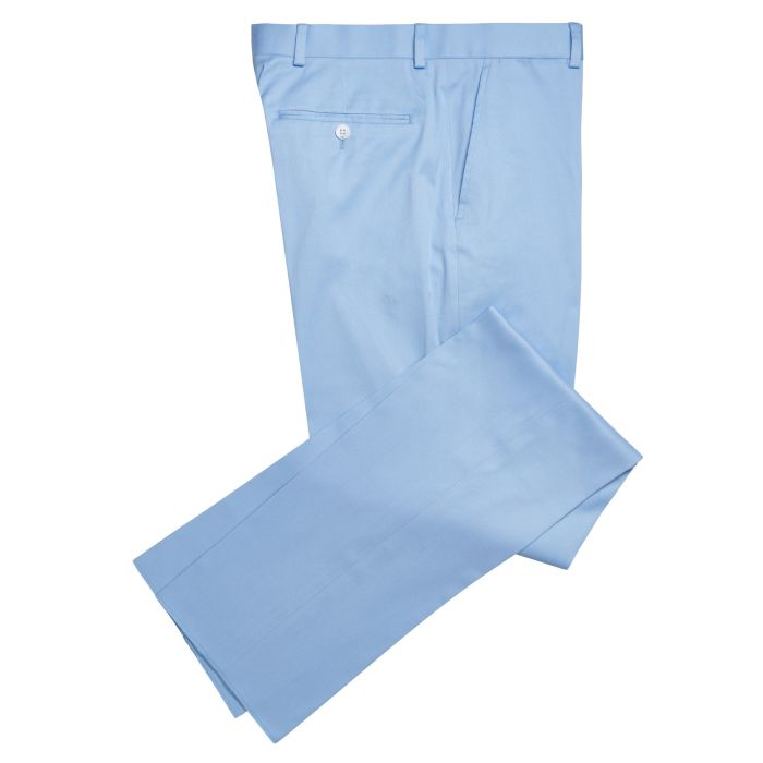 Sky Blue Lightweight Chino Trousers
