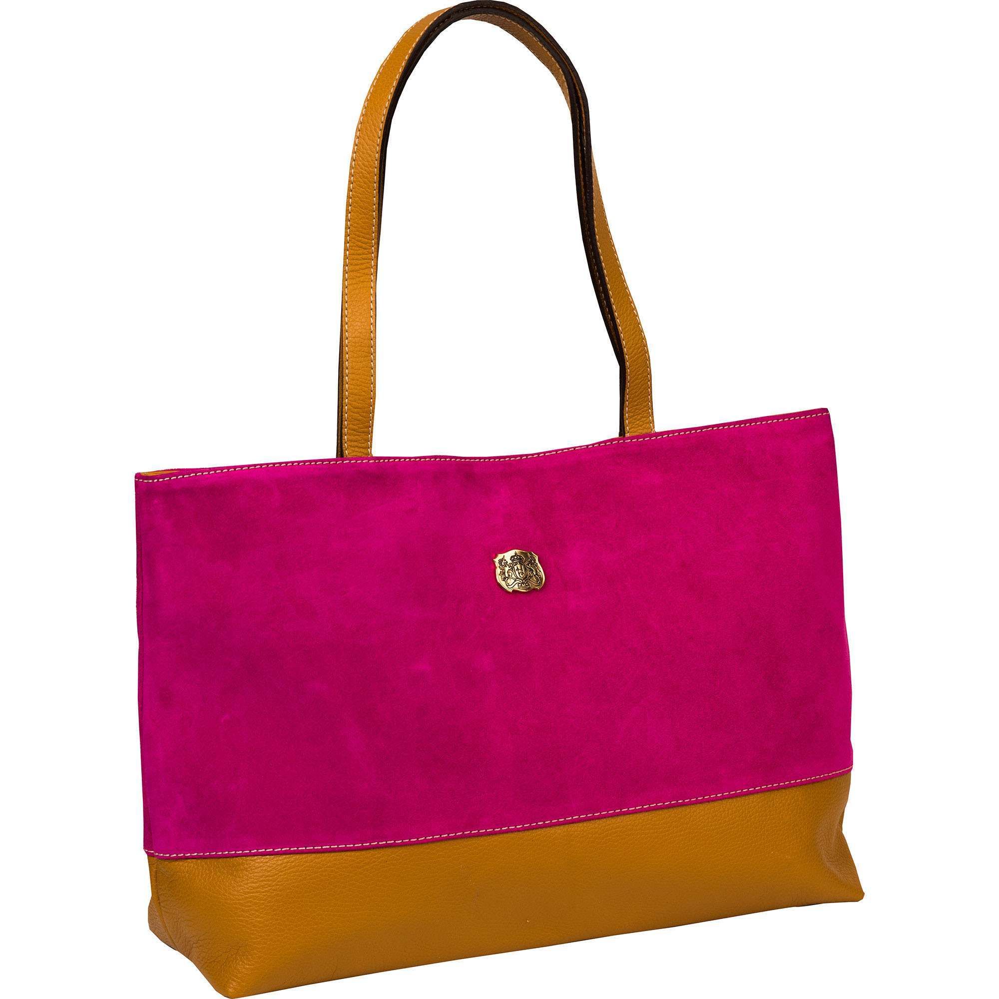 Pink Suede Tote Bag | Ladies Country Clothing | Cordings
