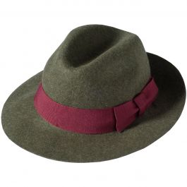 Green Olive Fedora | Ladies Country Clothing | Cordings
