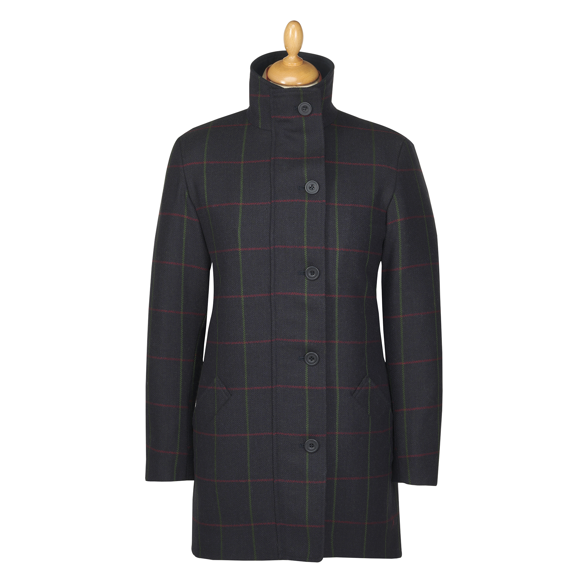 Blue Wantage Harris Tweed Coat | Ladies Country Clothing