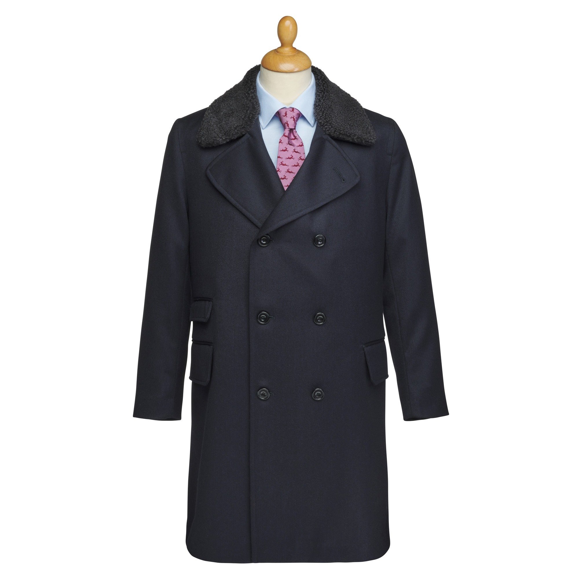 Navy Regent Single Breasted Coat | Men's Country Clothing
