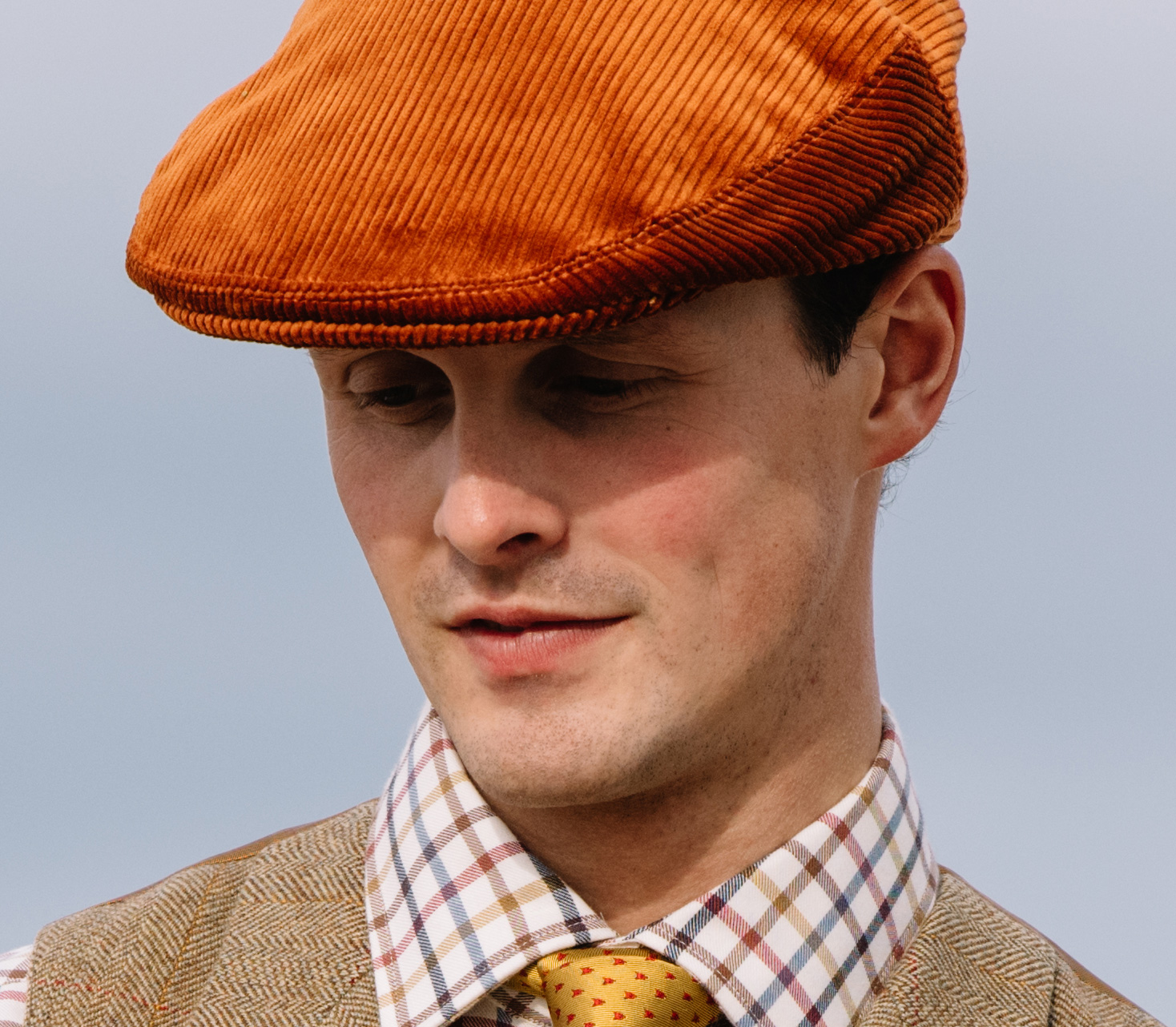 Men's Corduroy, Moleskin and Linen Flat Caps