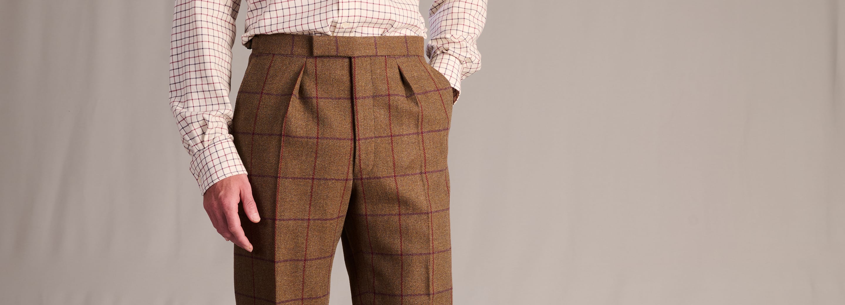 Men's Tweed Trousers