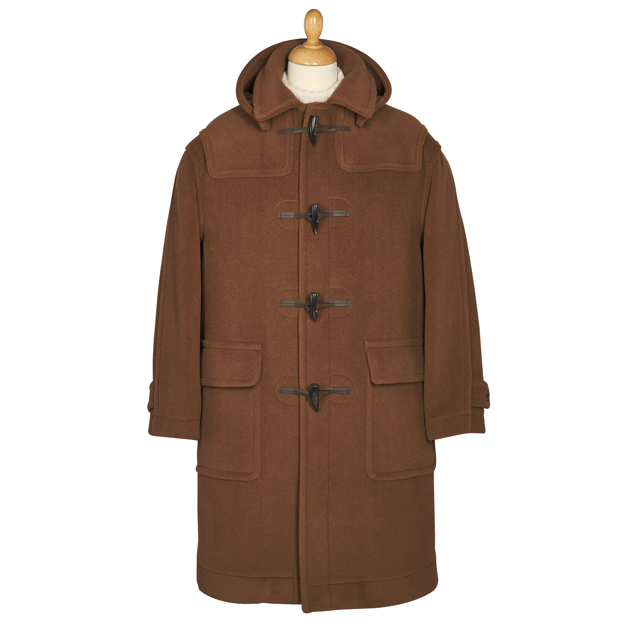 British Made Loden Duffle Coat | Men's Country Clothing | Cordings