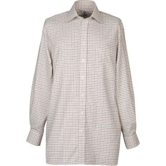 Cordings Brown Blue Small Tattersall Shirt Dif ferent Angle 1