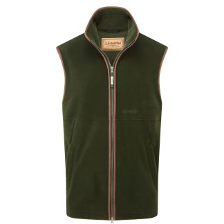 Cordings Schöffel Forest Green Oakham Fleece Gilet  Main Image