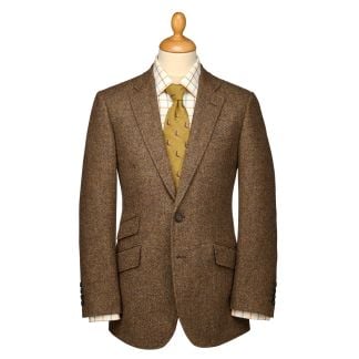 Cordings Chestnut Haworth Herringbone Blazer Main Image