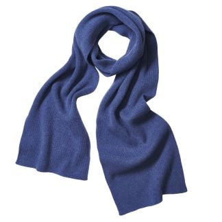 Cordings Blue Angora Wool Scarf Main Image