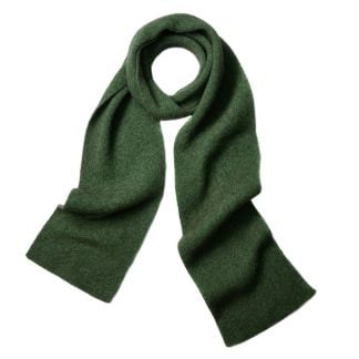 Cordings Green Merino & Possum Chevi Scarf Main Image