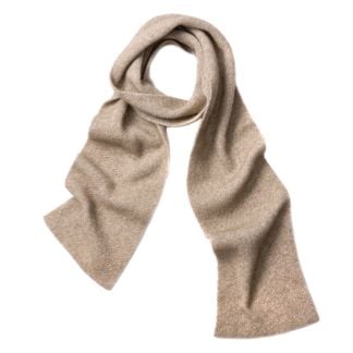 Cordings Taupe Merino & Possum Chevi Scarf Main Image