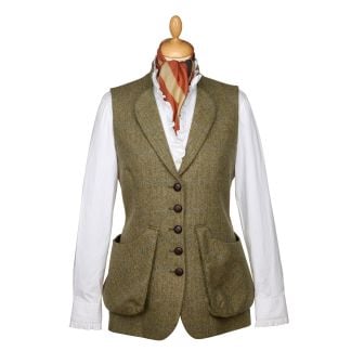 Cordings Charlton Tweed Shooting Vest Main Image