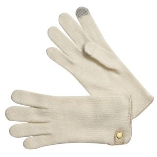 Cordings Cream Merino Tag Gloves Main Image