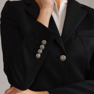 Cordings Black Cavalry Twill Hacking Jacket Dif ferent Angle 1