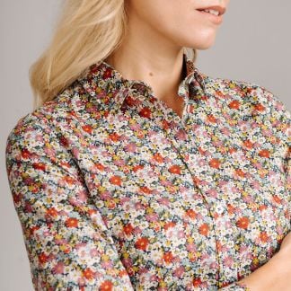 Cordings Libby Shirt made with Liberty Tana Lawn™ Cotton Dif ferent Angle 1