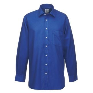 Cordings Cobalt Vintage Oxford Shirt Dif ferent Angle 1