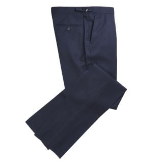 Cordings Navy 11oz Twill Suit Trousers  Main Image
