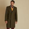 Elgin Check Tweed Overcoat