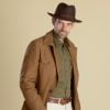 Brown Racing Felt Trilby