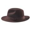 Brown Racing Felt Trilby