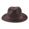 Brown Racing Felt Trilby