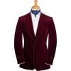 Wine Velvet Smoking Jacket