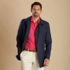 Navy Linen Barcombe Jacket