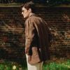 Chocolate Monty Keel Linen Chore Jacket