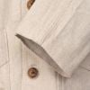 Cream Monty Keel Linen Chore Jacket
