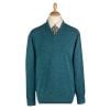 Hunter Green Lambswool V-Neck Jumper