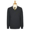 Charcoal Lambswool V-Neck Jumper