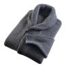 Grey 4 Ply Lambswool Cardigan