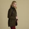 Green Derby Quilted Field Coat