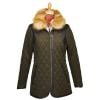 Green Derby Quilted Field Coat