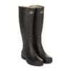Black Le Chameau Giverny Jersey Lined Boots