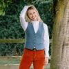 Blue Harris Tweed Wantage Tailored Waistcoat