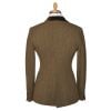 Brown Blue T.Ba Tweed Swing Jacket