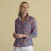 Citron Presse Silk Shirt made with Liberty Fabric 